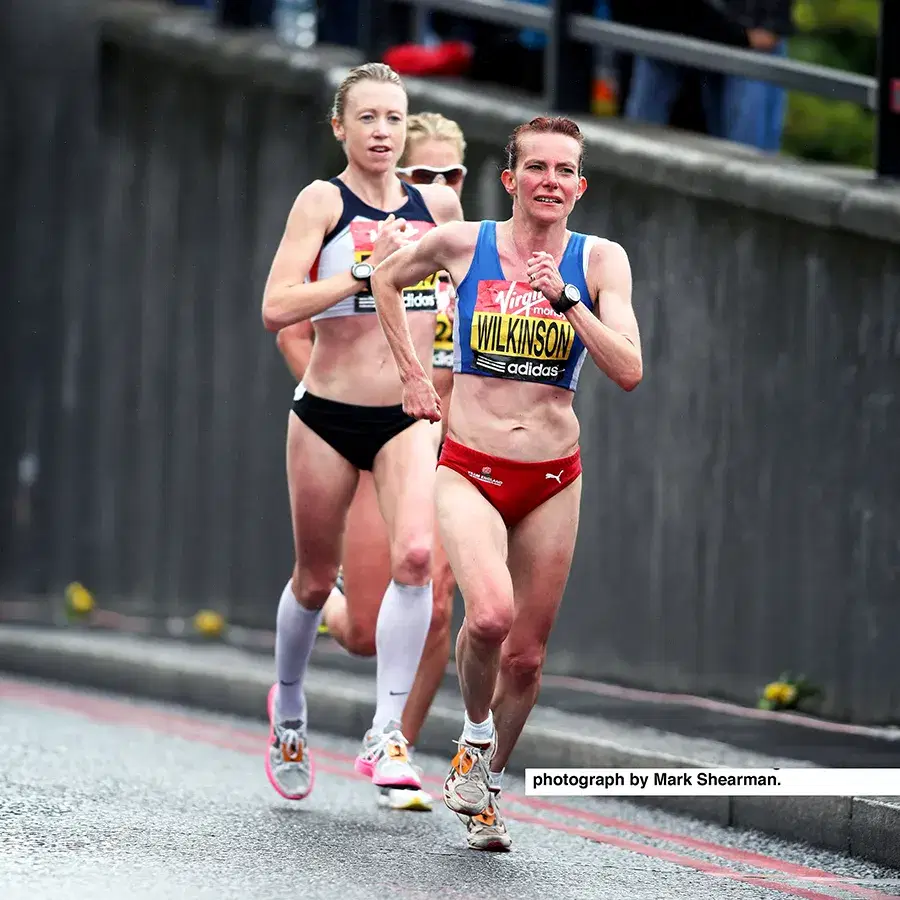 London Marathon 2010 with Wilkinson on number