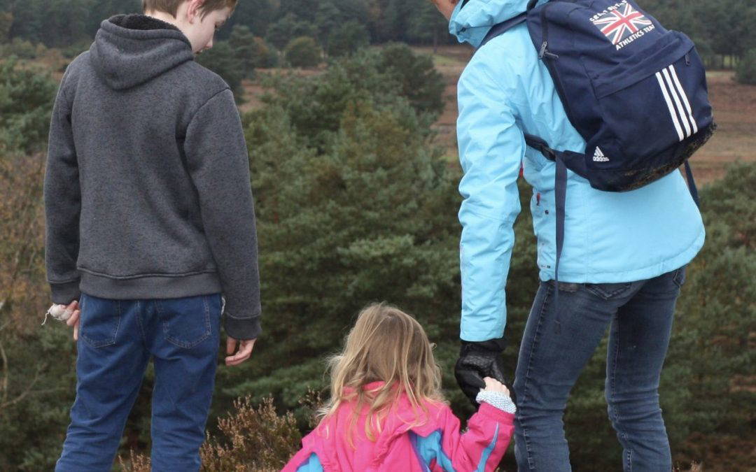 GB athlete mother with children